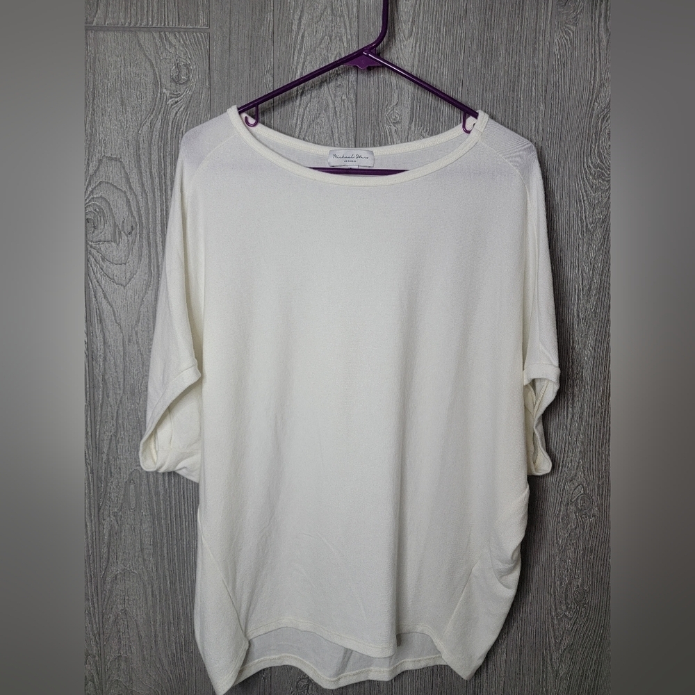 Michael Stars Cream Long Sleeve Top